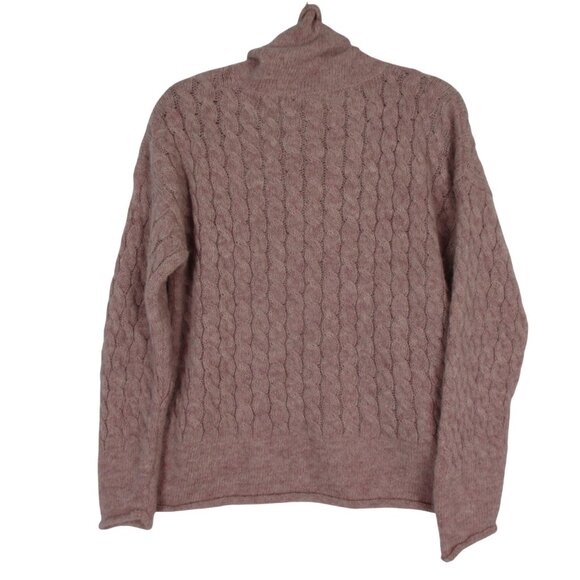 Fisherman Out Of Ireland Sweater Fisherman Cabled Alpaca Sz Large Hand Knit $200 - Picture 5 of 8